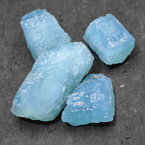 Gran oferta, Piedra en bruto de cristal, cuarzo curativo, <span class=keywords><strong>aguamarina</strong></span> azul, piedras preciosas en bruto, <span class=keywords><strong>Mineral</strong></span> para decoración del hogar - Product Image 1