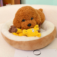Jouets en peluche pour animaux de compagnie, faible MOQ, couleurs variées, large choix de formes d'animaux, joli cadeau pour chien