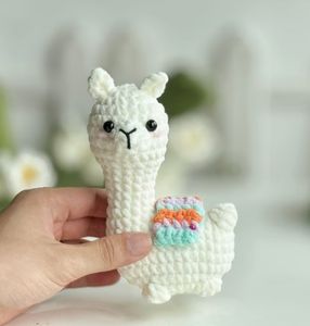 Giocattoli per Bambini Amigurumi Fatti a Mano all'Uncinetto, <span class=keywords><strong>Riccio</strong></span> Viola e Alpaca <span class=keywords><strong>Bianco</strong></span>, Altezza 12cm, Regali per Bambini - Product Image 5