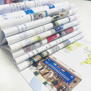 Meilleure qualité personnalisé imprimé prospectus publicitaires brochures dépliants A3/A4/A5/A6 tailles Service d'impression sain en carton - Product Image 1