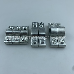 Vente directe d'usine : Serre-tuyau en acier au carbone zingué, type simple, pour applications marines, électriques, pétrolières et machines de construction - Product Image 1