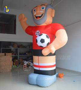 <span class=keywords><strong>Muñeco</strong></span> Inflable Gigante de Abraham Deportista con Balón de Fútbol para los Países Bajos - Product Image 5