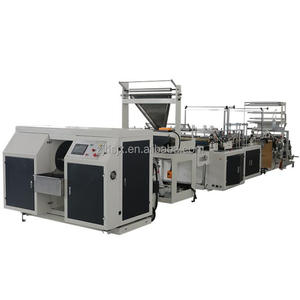 HSLJ-1000D Fully Automatic Thread-rolling Drawstring Plastic Roll Trash bag Garbage bag Making Machine