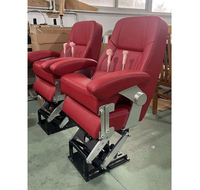 Chaise de capitaine marin pour bateau Sièges de bateau en cuir PU de qualité marine à dossier haut de couleur personnalisée