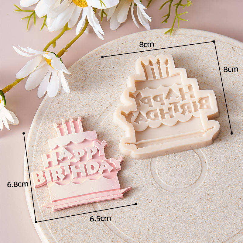 Happy Birthday Letters Silicone Mold Perfect for Cakes