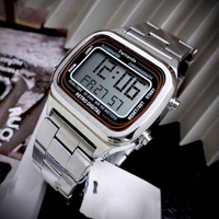 Jam Tangan Olahraga Pria Retro Persegi Digital Tahan Air Premium Stainless Steel FS5889 FS5892 FS5897 FS5896
