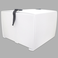 Boîte de livraison creuse pour moto, boîte de livraison pour scooter, boîte de livraison de repas rapides pour moto