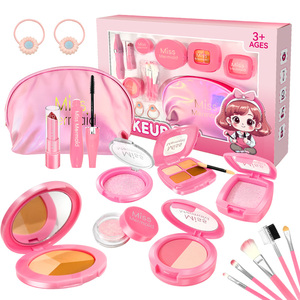 Dropshipping Shopfiy Ensemble de maquillage en plastique non toxique pour filles et enfants, kit de jouets de simulation cosmétique pour enfants, - Product Image 2