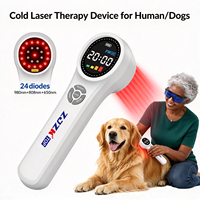 Appareil de thérapie au laser froid LLLT vétérinaire de 1760 mW pour la dysplasie de la hanche et la guérison des traumatismes des tissus mous chez les animaux de compagnie
