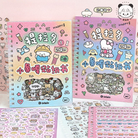 Livre d'autocollants décoratifs Kpop écologiques en PET autocollants mignons pour journal, matériel de bricolage, décoration, autocollants Kawaii pour scrapbooking