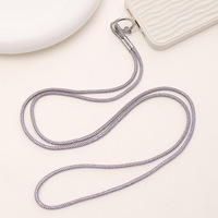 Nouveau mince diamant lanière pour iPhone 15 14 Pro coque de téléphone Bracelet Patch cou bandoulière sangle bricolage accessoires corée Bling chaîne