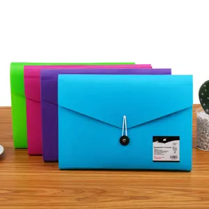 A4 Size Poly PP Expanding File Folders With CLEAR Inner Pockets Plastic Expandable Documents Bag