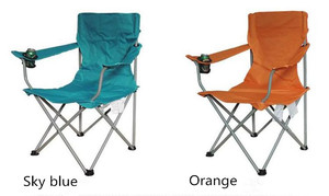 Chaises pliantes compactes en tissu d'extérieur avec porte-gobelet et accoudoir <span class=keywords><strong>Chaise</strong></span> <span class=keywords><strong>de</strong></span> <span class=keywords><strong>camping</strong></span> légère et <span class=keywords><strong>confortable</strong></span> - Product Image 2