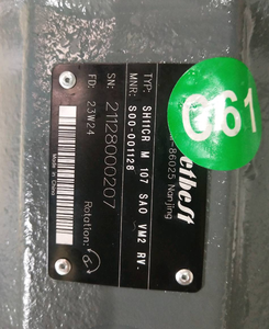 ผู้ผลิตมอเตอร์ไฮดรอลิกแบบลูกสูบ A2FE107/61W-RAL191J-S  ผู้ผลิตมอเตอร์ไฮดรอลิก A2FE รุ่น SH11CR M108 M107 SH11CRM107 - Product Image 1
