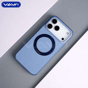 Матовый магнитный чехол для телефона VAWI B398 с защитой 360 градусов °   Вращающийся держатель для чехла для телефона 14 15 16 17 Pro Max, ударопрочный чехол для мобильного телефона - Product Image 2