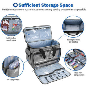 Universal máquina de coser estuche bolsa para la mayoría de tamaño estándar de la máquina de coser hermano - Product Image 6