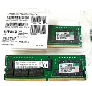 Geheugenkaart P06037-B21 DDR4-3200 128Gb (1X128Gb) Quad Rang X4 CAS-22-22-22 Belasting Verminderd Smart Memory Kit P06037-B21
