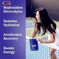Gomitas de Electrolitos Hidratantes Chumita OEM, Sabor a Bayas Naturales, Veganas para Adultos, Sin Gluten, Sin OMG, Gomitas de Pectina, Refuerzo Inmunológico