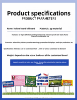 Agent immobilier, panneaux de jardin personnalisés 18x24 pour la location, maison ouverte, recrutement ou panneaux de jardin politiques