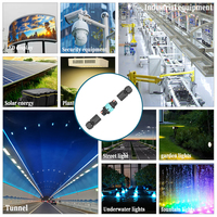 Connecteur circulaire étanche IP68 E-Weichat EW-P23MF-3P, prise d'alimentation 16A pour bande lumineuse LED