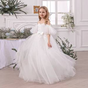 Robe de soirée longue pour filles, style princesse, épaules dénudées, pour récital de piano, spectacle sur scène, anniversaire, mariage, costume, tenue - Product Image 5
