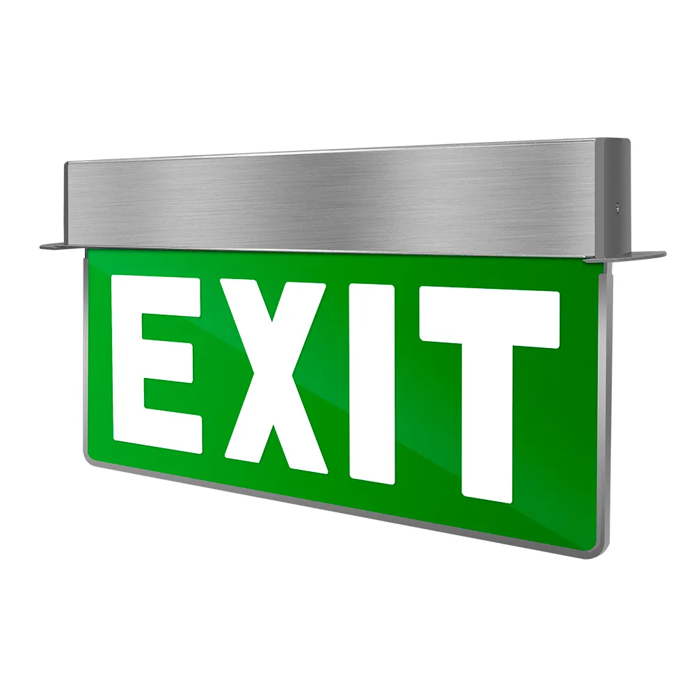 Running Man Double Sided Acrylic Exit Sign Waterproof IP30 LED Emergency Light