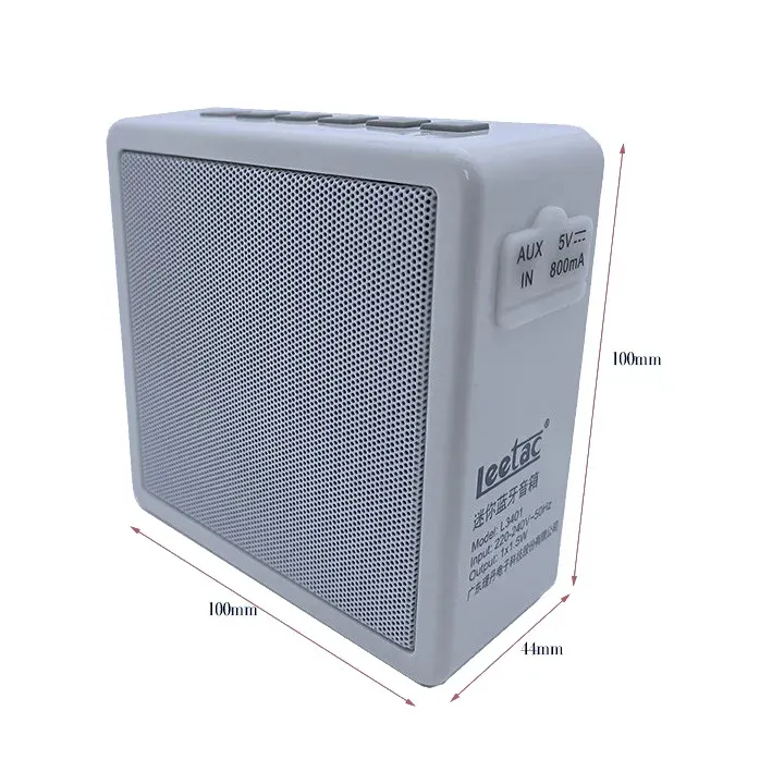 mini Wireless Connectivity Rechargeable lithium battery with FM radio BT speaker