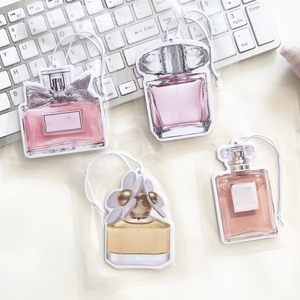 Новый дизайн розовый большой бренд флакон для духов в форме RTS мульти ароматный микс автомобильный освежитель воздуха - Product Image 2