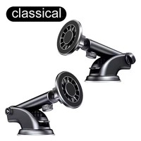 Vente chaude Flexible Rotation Accessoires De Voiture Évent Mobile Support De Téléphone Magnétique pour iPhone 16 15 14 Pro Max Utilisation De Bureau
