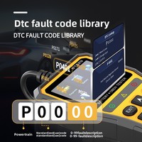Testeur de batterie de voiture YMIOT, outil de diagnostic OBDII avec mesure de la résistance de la batterie et contrôle de l'état, 5-30V, jaune orange