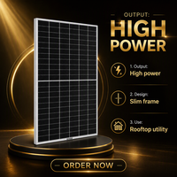 Panneaux solaires MULOYAL 630W, module PV à 23,9 % d'efficacité, type N, ABC, contact arrière intégral, sans PID, verre simple, sans busbar, industriel