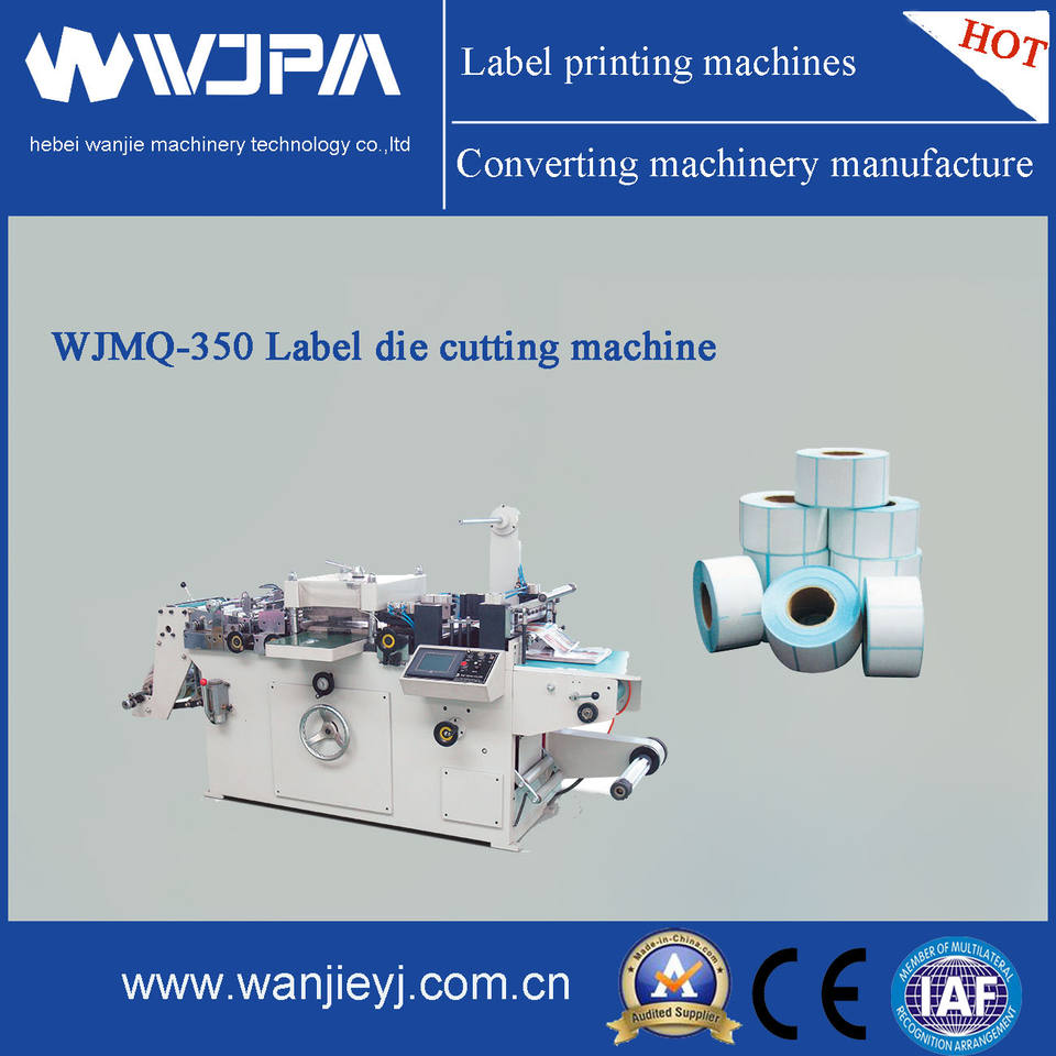 WJMQ-350A Auto High Speed Blank Label Die Cutting Machine