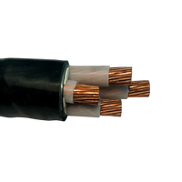Cable de Alimentación Industrial de Bajo Precio, 5x10mm, Núcleo de Cobre, Aislamiento XLPE, 0.6/1kV, con Revestimiento de PVC