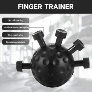 Nieuwe Stijl Power <span class=keywords><strong>Ball</strong></span> Gripper Sporter Hand Knijp Bal Vijf Vinger Grip Power Vinger Kracht Revalidatie Trainer Bal - Product Image 2