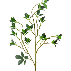 Plante artificielle Laixing en feuilles de banian, 68 cm, 110 cm, en PVC souple, imperméable, pour décoration intérieure et accessoires de mariage - Product Image 5