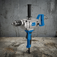 Perceuse à percussion filaire 1200W, perceuse électrique pour la construction, la réparation, le bois, le métal, le vissage