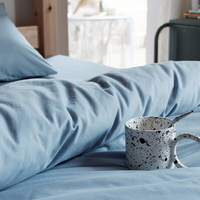 Ensemble de literie de luxe 4 pièces, imprimé moderne, taille King, drap-housse et taies d'oreiller, collection complète pour la chambre à coucher