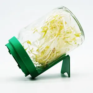 塑料发芽套件，带手柄新设计的发芽罐子盖，用于种植豆芽花椰菜