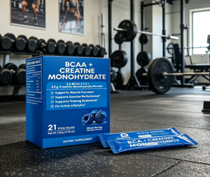 อาหารเสริม BCAA ครีเอทีนโมโนไฮเดรตชนิดผง รสเบอร์รี่รวม สำหรับนักกีฬา - Product Image 2