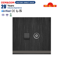 Prise murale combinée TV et RJ45 1 poste, personnalisable en usine OEM, pour usage domestique et hôtelier
