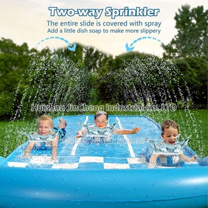 Slip and <b>Slide</b> Lawn Toy - Water <b>Slide</b> Slip n <b>Slide</b> for Kids Adults 20ft Extra Long with Sprinkler 3 Bodyboards Backyard Games - Product Image 2