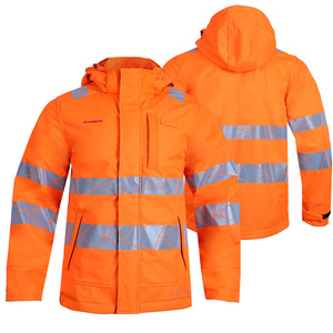 Chaqueta de Trabajo Reflectante de Alta Visibilidad Xinxiang, Ropa de Seguridad para Exteriores Resistente al Fuego y al Viento, para Otoño e Invierno - Product Image 1
