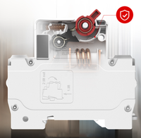 Disjoncteur différentiel Delixi DZ47sLEs à faible volume pour distribution d'énergie domestique, type 2P/3P 32A, Chine