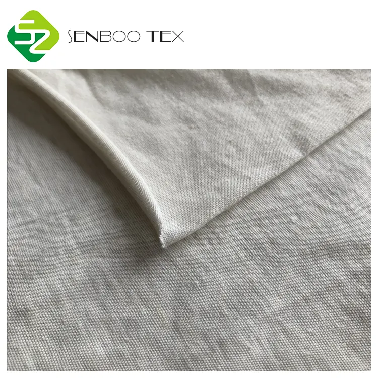 Новое поступление, Oeko, сертифицированная пеньковая ткань из органического хлопка, вязаная для одежды