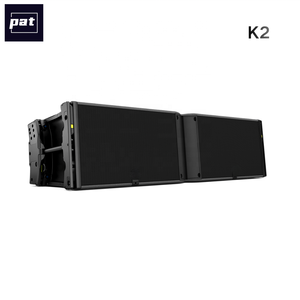 PAT K2 Enceinte active 3 voies double 12 pouces à double ligne acoustique stéréo en bois - Product Image 1
