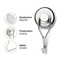 Kait Magnetik Neodymium Tahan Lama untuk Gantungan Alat, Model Ayun Gantung