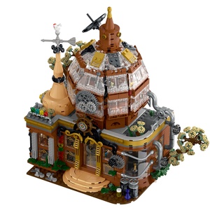 Mork 020202 Série Château Boutique Jouet de construction pour filles avec éclairage, modèle de maison médiévale et vue de rue, idée cadeau d'anniversaire parfaite - Product Image 2