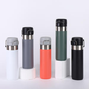 Gourde isotherme en acier inoxydable à double paroi pour l'alpinisme et les activités de plein air, 800 ml, isolation 12-24h, tasse thermos sport - Product Image 2