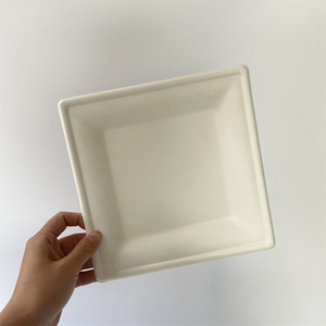 KM personalizado 9 pulgadas 10 pulgadas biodegradable redondo Natural plato <span class=keywords><strong>cero</strong></span> residuos bagazo plato de cena caña de azúcar vajilla - Product Image 1