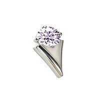 Janxe F136 G23 Titanium Ice-Cream Sparkling Zircon Flower Petal Bead Caps Internally Threaded Piercing Tops Cartilage Helix Ear
